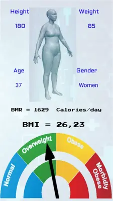 BMR / BMI Calculator android App screenshot 3